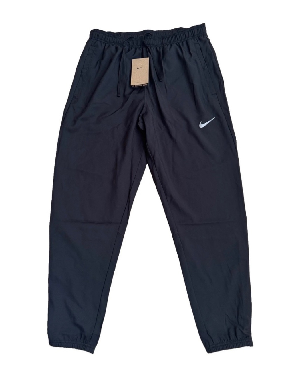 Nike Dri Fit Challenger Black Woven Running Pants Ankle Zip DD4894 Men’s Large